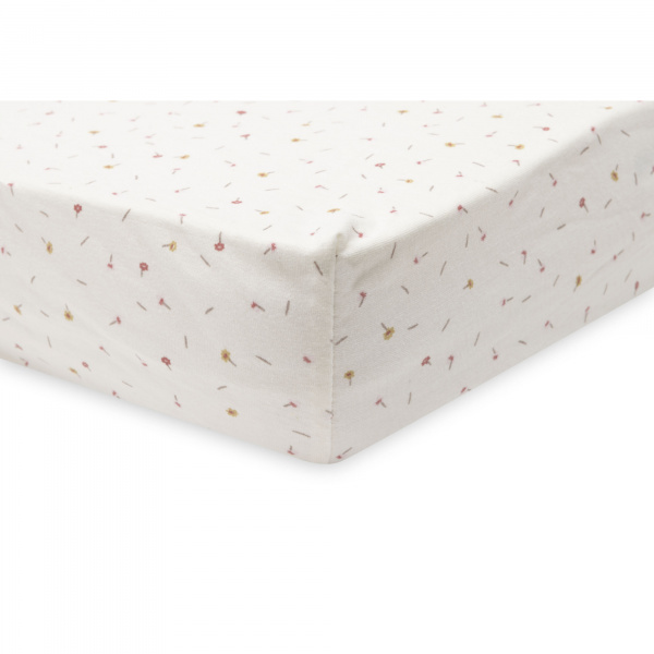 Drap housse 60x120 cm jersey pretty picnic Jollein