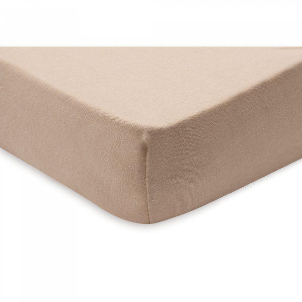 Lot de 2 draps housses 70 x 140 cm jersey blush et wild rose Jollein