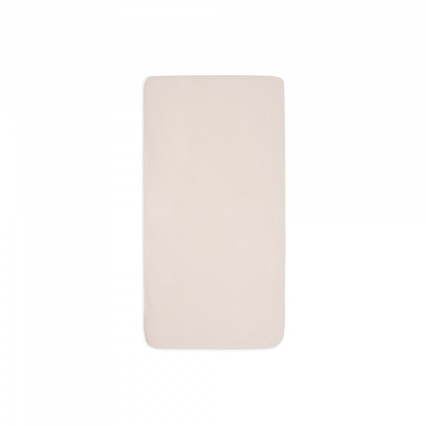 Lot de 2 draps housses 70 x 140 cm jersey blush et wild rose Jollein