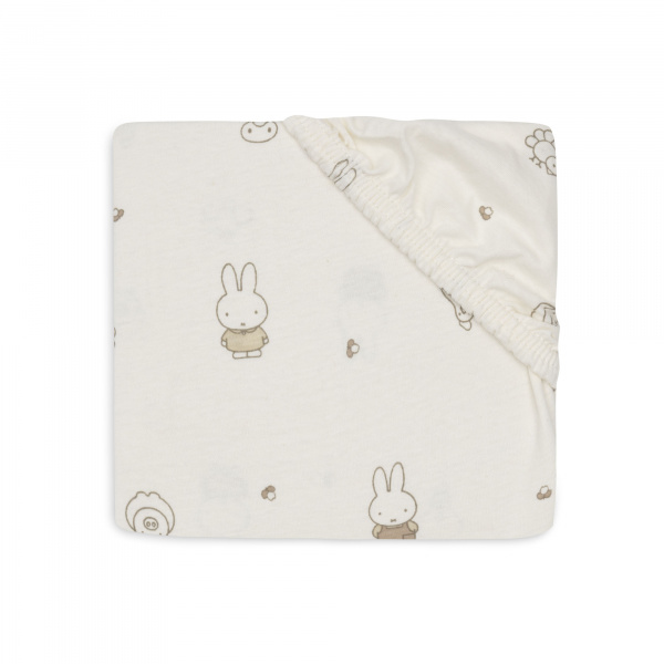 Drap housse berceau 40x80 cm jersey miffy family farm Jollein
