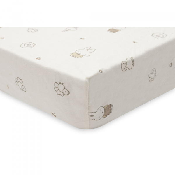 Drap housse berceau 40x80 cm jersey miffy family farm Jollein