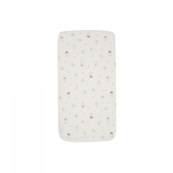 Drap housse 70x140 cm jersey miffy family farm Jollein