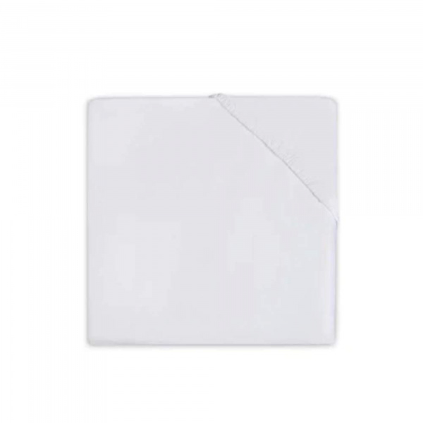 Drap housse molleton 70 x 140 cm blanc Jollein
