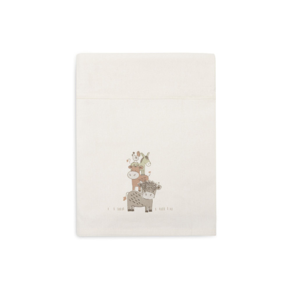 Drap berceau 75x100cm - barn buddies Jollein