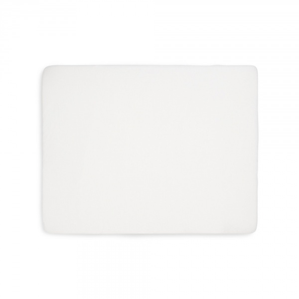 Lot de 2 draps housses 40x80 cm jersey white Jollein