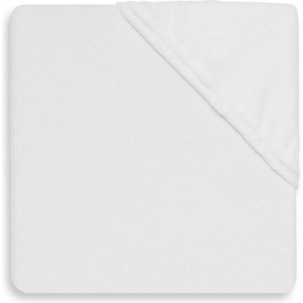 Drap housse molleton 50 x 90 cm white Jollein