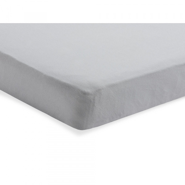 Drap housse 70x140 cm jersey soft grey Jollein