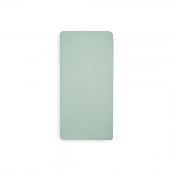 Drap housse 60x120 cm jersey ash green Jollein