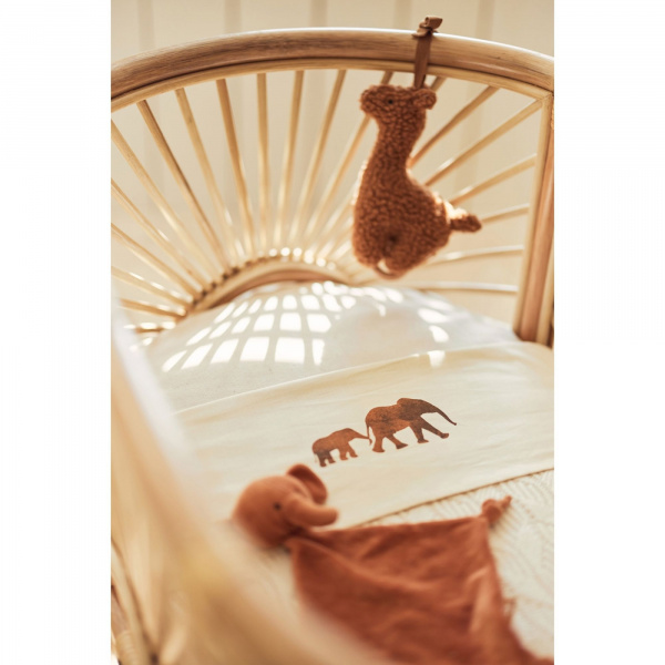 Drap housse berceau 40x80 cm jersey ash green Jollein