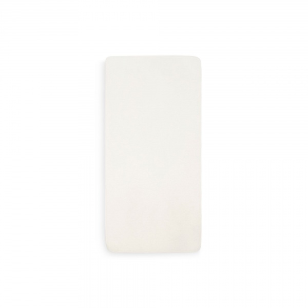 Lot de 2 draps housses 60x120 cm jersey ivoire et nougat Jollein