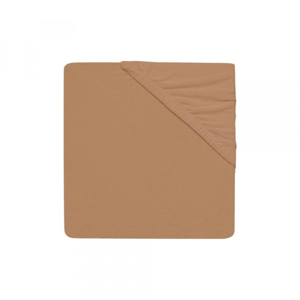 Drap housse berceau 40x80 cm jersey biscuit Jollein