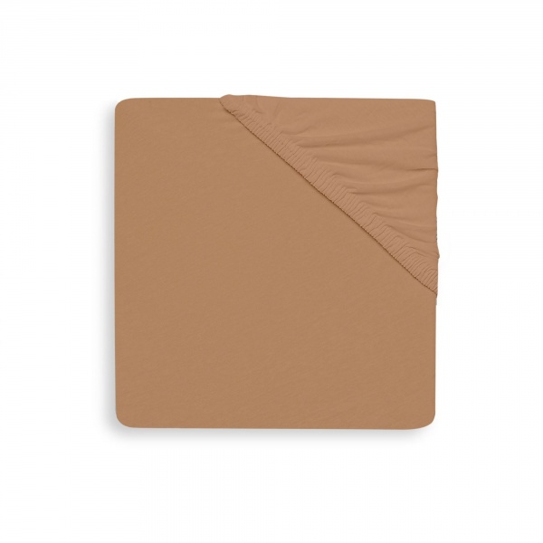 Lot de 2 draps housses jersey 40/50 x 80/90 cm olive Jollein