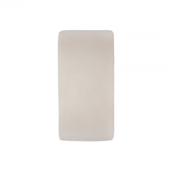 Lot de 2 draps housses 60x120 cm jersey ivoire et nougat Jollein