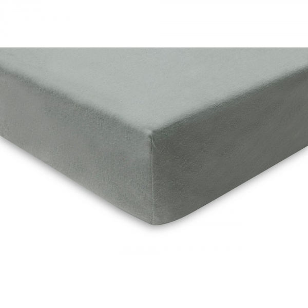 Drap housse 70x140 cm jersey ash green Jollein
