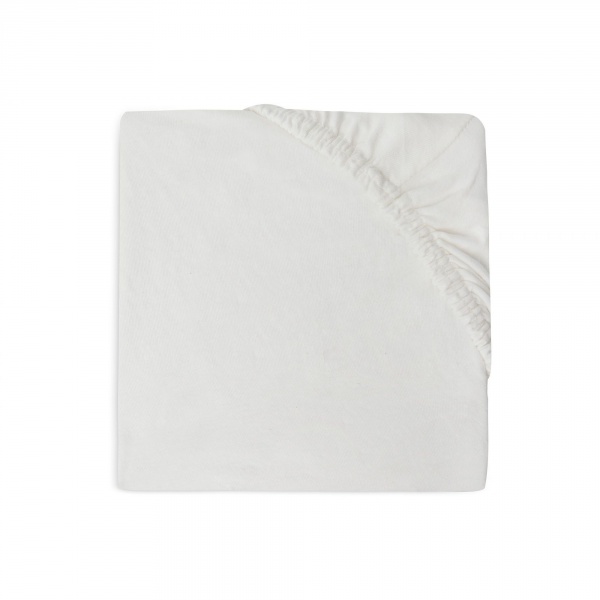 Drap housse 70x140 cm en jersey ivoire Jollein