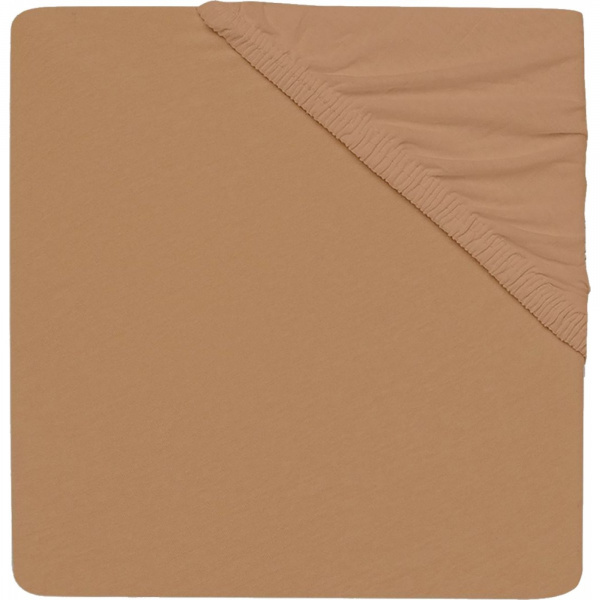 Drap housse 75 x 95 cm jersey pour tapis de parc noir Jollein