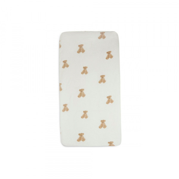 Drap housse 60x120 cm jersey teddy bear Jollein