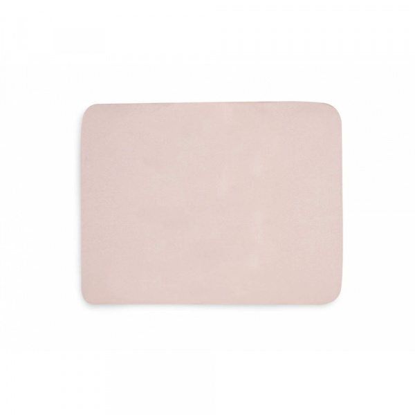 Drap housse 75 x 95 cm jersey pour tapis de parc noir Jollein