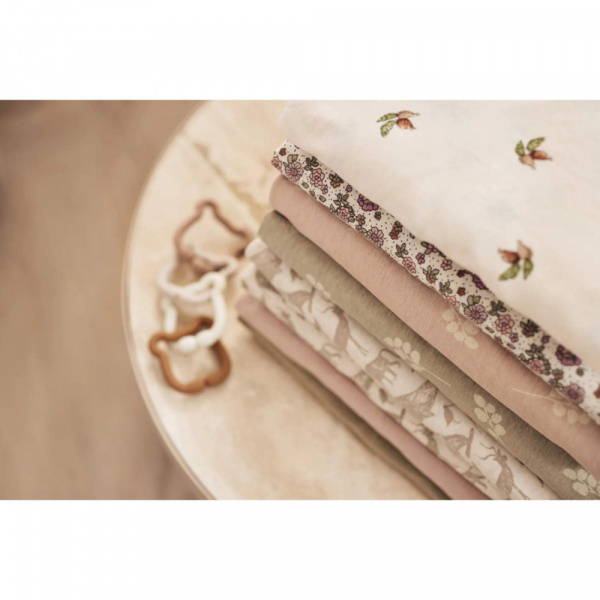 Drap housse 75 x 95 cm jersey pour tapis de parc noir Jollein