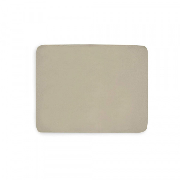 Drap housse 75 x 95 cm jersey pour tapis de parc noir Jollein