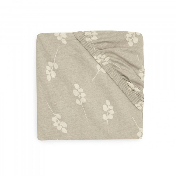 Drap housse en coton 60 x 120 cm white Jollein