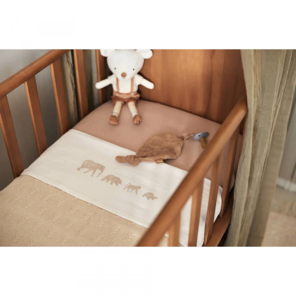 Drap housse berceau 40x80 cm jersey ash green Jollein