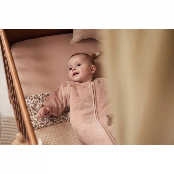 Lot de 2 draps housses jersey 40/50 x 80/90 cm olive Jollein