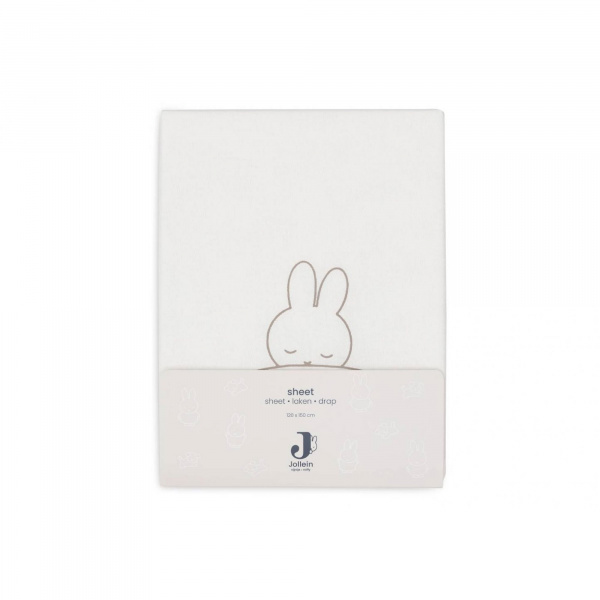 Drap lit bébé 120x150 cm sleepy miffy funghi Jollein
