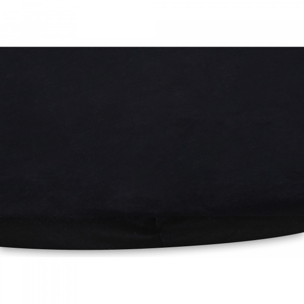 Drap housse ø95cm en jersey matelas de parc black Jollein