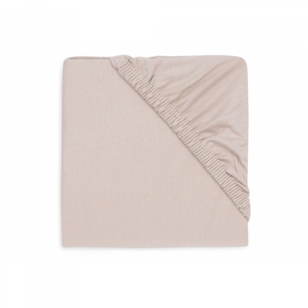 Drap housse ø95cm en jersey matelas de parc nougat Jollein