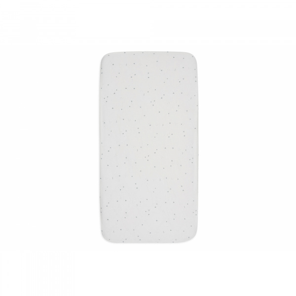 Drap housse 60x120 cm jersey twinkling sea green Jollein