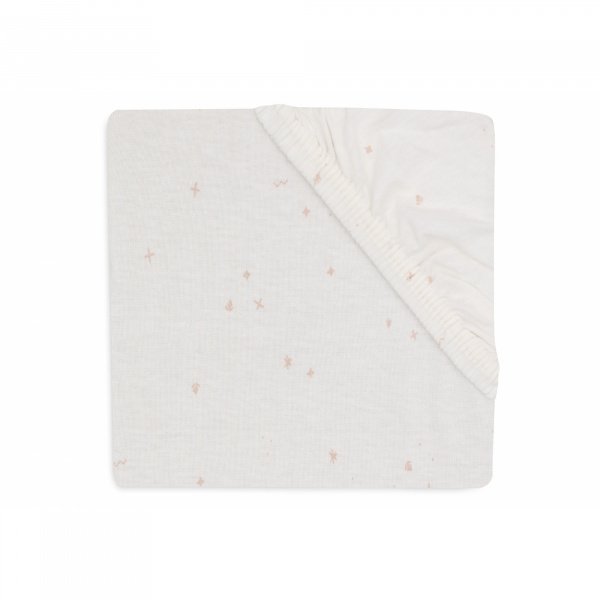 Drap housse 70x140 cm jersey twig olive Jollein