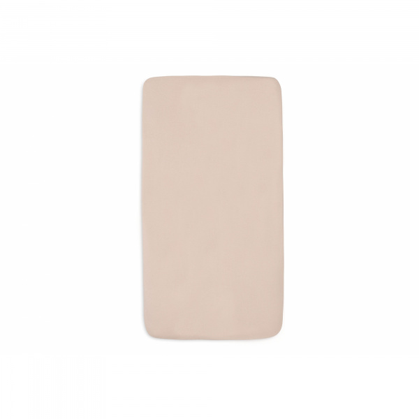 Lot de 2 draps housses 60x120 cm jersey ivoire et nougat Jollein