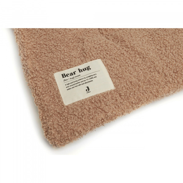 Tapis de parc 75x95 cm bouclette biscuit Jollein
