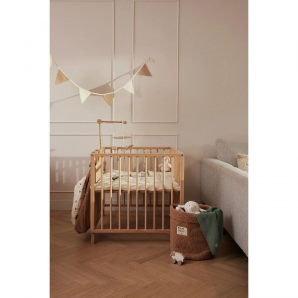 Tapis de parc bébé 75 x 95 cm basic knit olive Jollein