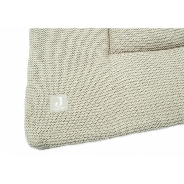 Tapis de parc bébé 75 x 95 cm basic knit olive Jollein