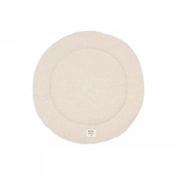 Tapis de parc rond ø95cm bouclette naturel Jollein