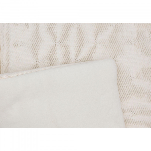 Tapis de parc 75x95 cm cosy knit ivoire Jollein