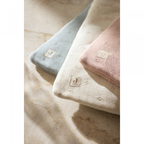 Tapis de parc 75x95 cm cosy knit sea green Jollein