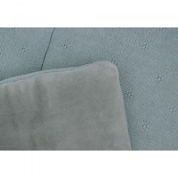 Tapis de parc 75x95 cm cosy knit sea green Jollein