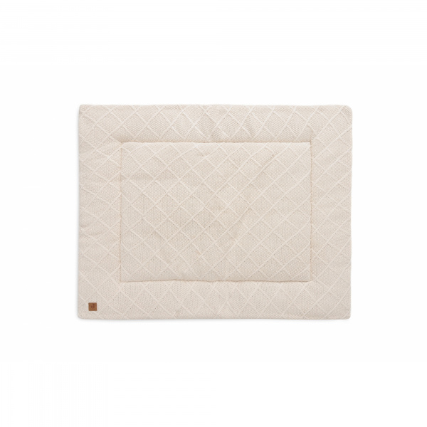 Tapis de parc 75x95 cm check knit oatmeal Jollein