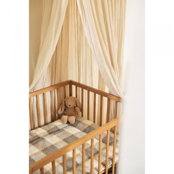 Tapis de parc 75x95 cm bouclette carreaux Jollein