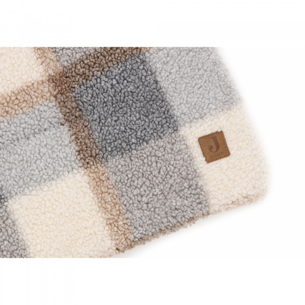 Tapis de parc 100 x 100 cm bouclette carreaux Jollein