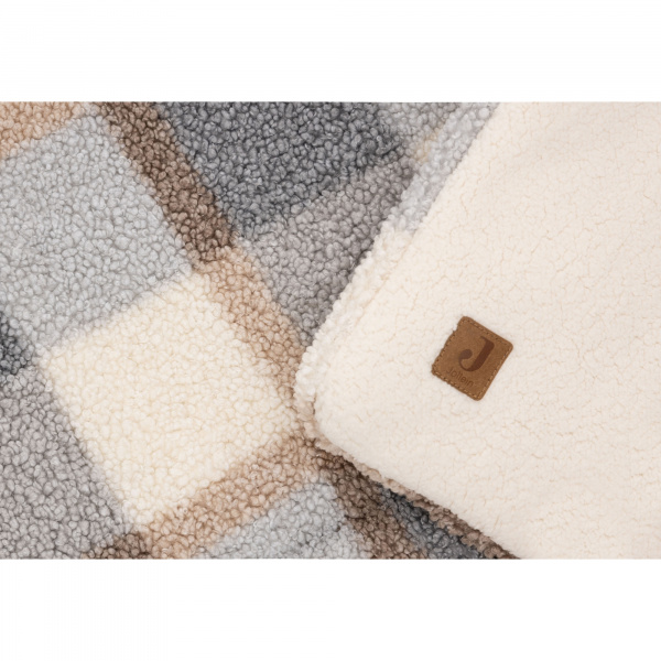 Tapis de parc 100 x 100 cm bouclette carreaux Jollein