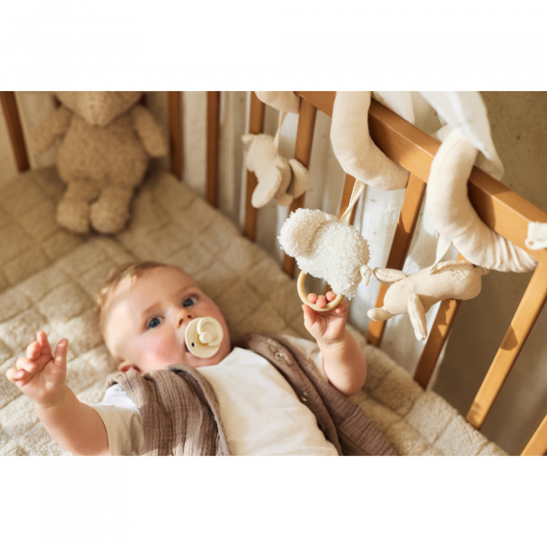 Tapis de parc bébé 75 x 95 cm teddy warm sand Jollein