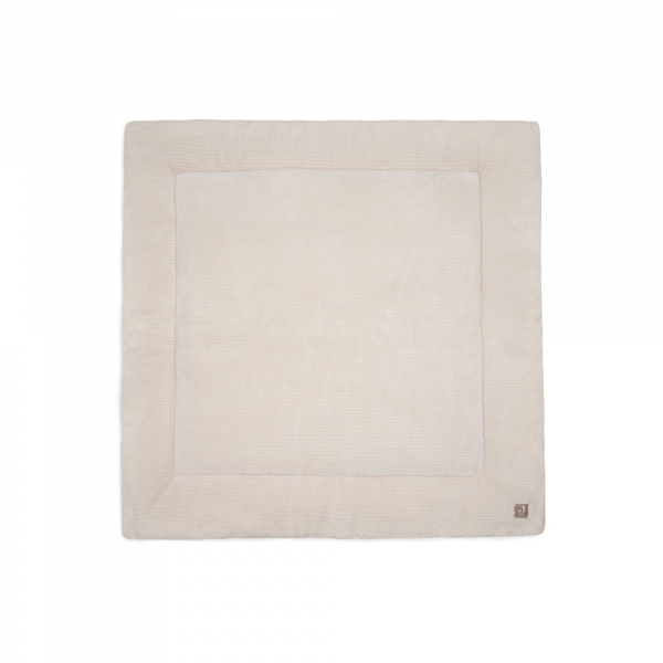 Tapis de parc bébé 100 x 100 cm cloudy rib oatmeal Jollein