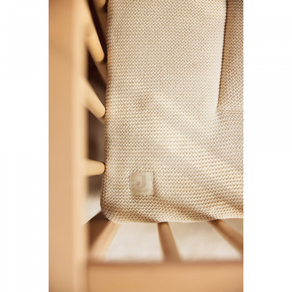 Tapis de parc bébé 75 x 95 cm basic knit oatmeal Jollein