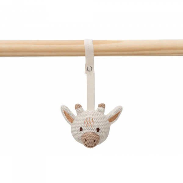 Arche d'éveil en bois avec 3 peluches animals Jollein