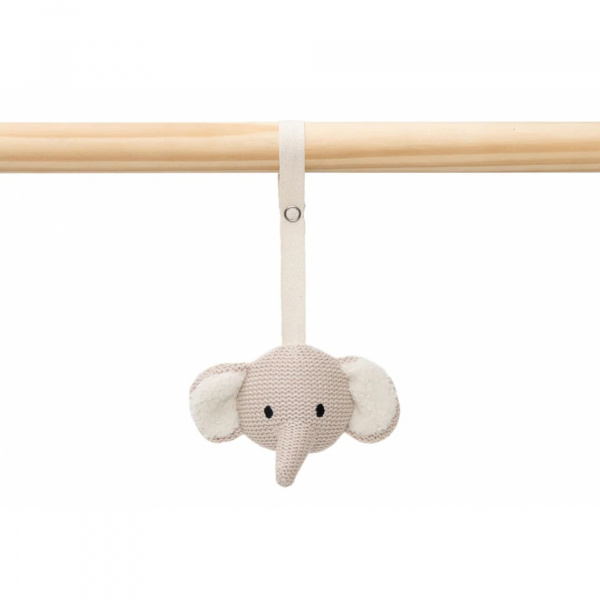 Arche d'éveil en bois avec 3 peluches animals Jollein