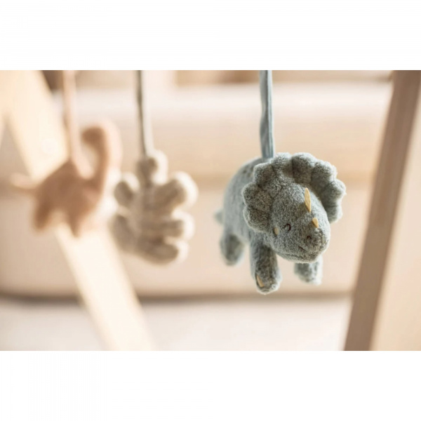 Arche d'éveil en bois avec 3 peluches roarsome Jollein